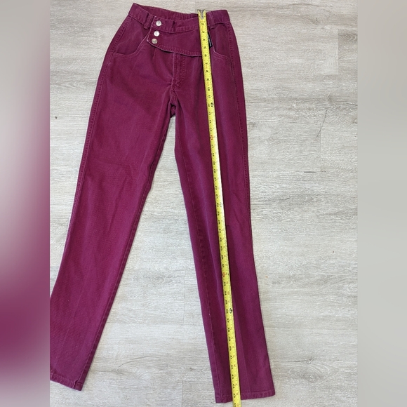 Vintage Rocky Mountain Burgundy Jeans - Picture 4 of 14